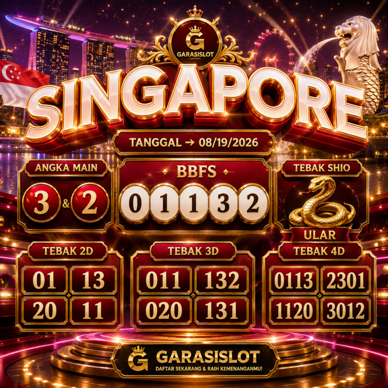Prediksi Togel SINGAPORE (SGP) 19 AGUSTUS 2026